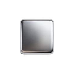 Shiny silver square metal tray with rounded corners, ideal for serving, baking, or industrial and laboratory purposes.
