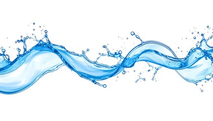 Abstract water splash design
