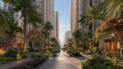 luxury residential buildings and modern homes for real estate