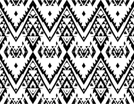 Abstract black and white geometric pattern (1)