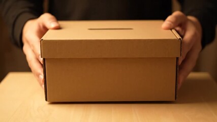 Making a Choice Hands Carefully Place a Ballot Box for an Important Vote or Contribution. - Powered by Adobe