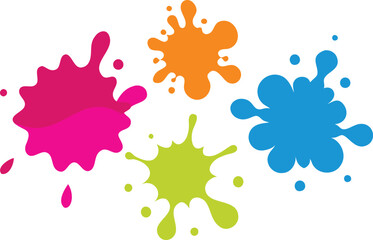 vector illustration of an abstract background with blots