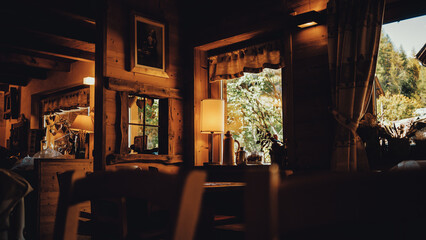 interior of an old house