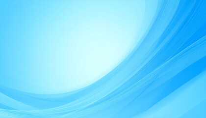 Light blue abstract curves