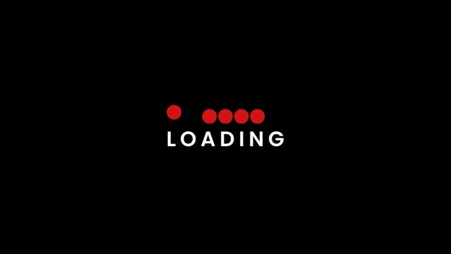Animated Dots Loading Bar