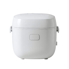 Modern white electric rice cooker kitchen appliance