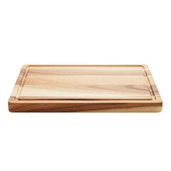 Wooden cutting board for kitchen food preparation