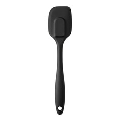 Black silicone spatula kitchen utensil for baking
