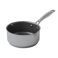 Metal saucepan for cooking in the kitchen