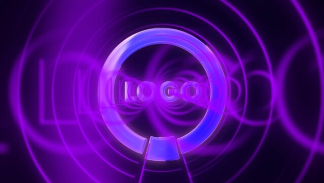Classic Old School Echo Logo Animation