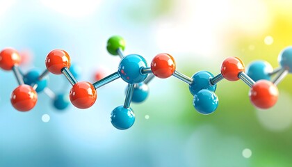 Colorful Molecular Structure