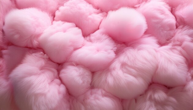 fluffy pink cotton candy cloud texture background - Powered by Adobe