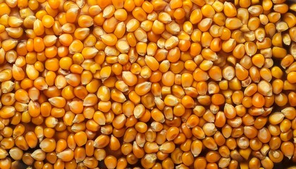 flat lay of tightly packed corn kernels creating golden uniform texture high clarity with subtle highlights
