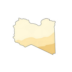 Libya soft gradient map