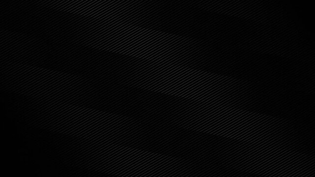 Sleek black diagonal lines background with subtle gradient lighting. Evokes a modern, professional and minimalist aesthetic. Full HD loop ideal for technology, luxury and corporate branding.