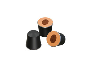coffee pods capsule icon 3d illustration render