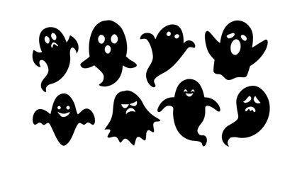 Adorable Spooky Ghost Companions cute halloween
