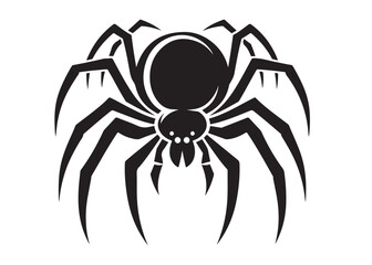 spider logo silhouette vector, spider silhouette vector design, spider animal silhouette logo, spider silhouettes design, halloween spider silhouette logo silhouettes vector on white background