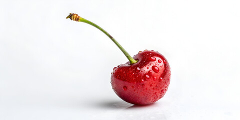Cherry isolated on transparent background  