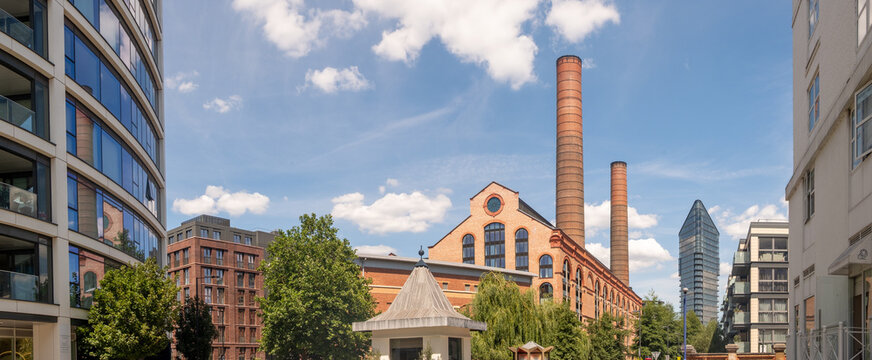 LONDON-  Chelsea Harbour area of SW10 Chelsea, a prestigious mixed-use development in West London