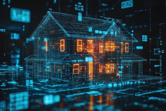 Holographic Representation of Digital House with Smart Contract Technology for Modern Mortgage Solutions