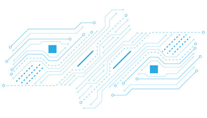 Abstract Circuit Board Technology Background High-Resolution Image for Design Projects