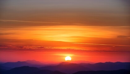 Obraz premium blended sunset gradient with textured layers for design projects