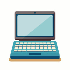 Digital Laptop Technology Device &ndash; Vector Illustration Isolated