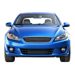Naklejka premium Blue Sports Car Isolated PNG for Design and Advertising