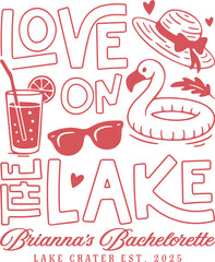 Love on the Lake svg, camping svg