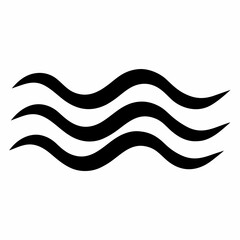 Abstract Water Wave Vector
