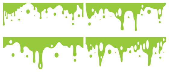 Slime background of Modern poster, dynamic splashes and drops. Vector illustration in a flat style of minimalism	