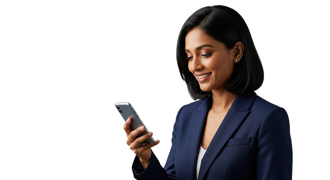 young business woman with mobile phone - Powered by Adobe