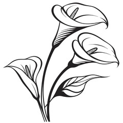 vector illustration of a flower