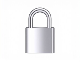 padlock isolated on white background