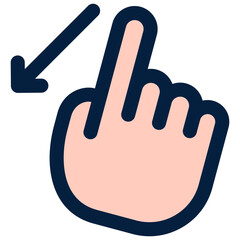 Obraz premium Swipe Icon