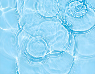 Light blue water ripples and concentric circles.