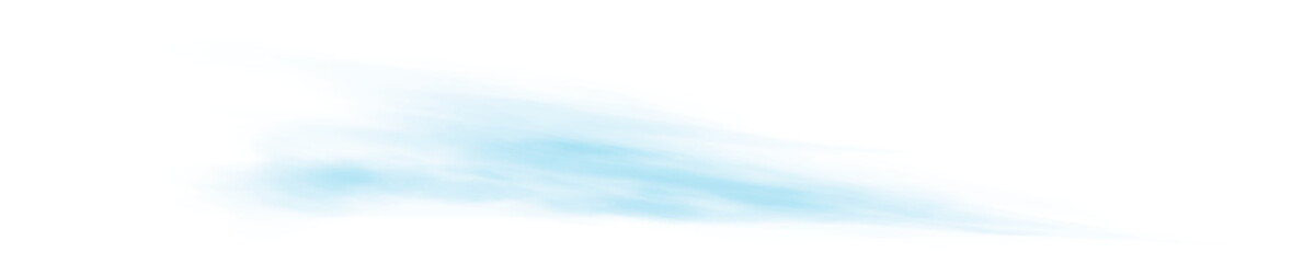 Transparent Blue Cloud Effect with Soft Mist and Vapor Texture