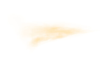 Transparent Yellow Cloud Effect with Soft Mist and Vapor Texture