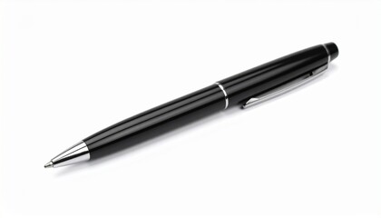 black ballpoint pen