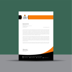 Letterhead text template