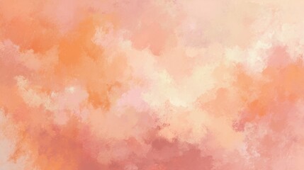 an abstract art piece with a vibrant, pinkish orange hue that blends seamlessly into a blurred background, possibly suggesting a sunset or nebulous cloud
