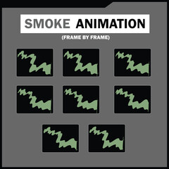 Vector Smoke FX Sprite Sheet Pack, Cloud, wind, Tea Steam, Smoke Explosion More, steam smoke, fog