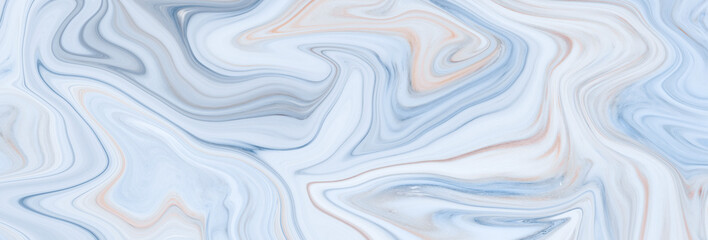 Marble rock texture blue ink pattern liquid swirl paint white dark that is Illustration background for do ceramic counter tile silver gray that is abstract waves skin wall luxurious art ideas concept.