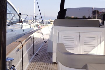 Fototapeta premium yacht in the sea