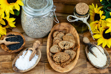 vegane Brotchips aus natürlichen Zutaten 