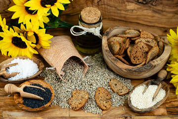 vegane Brotchips aus natürlichen Zutaten 