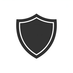 Simple shield graphic design.