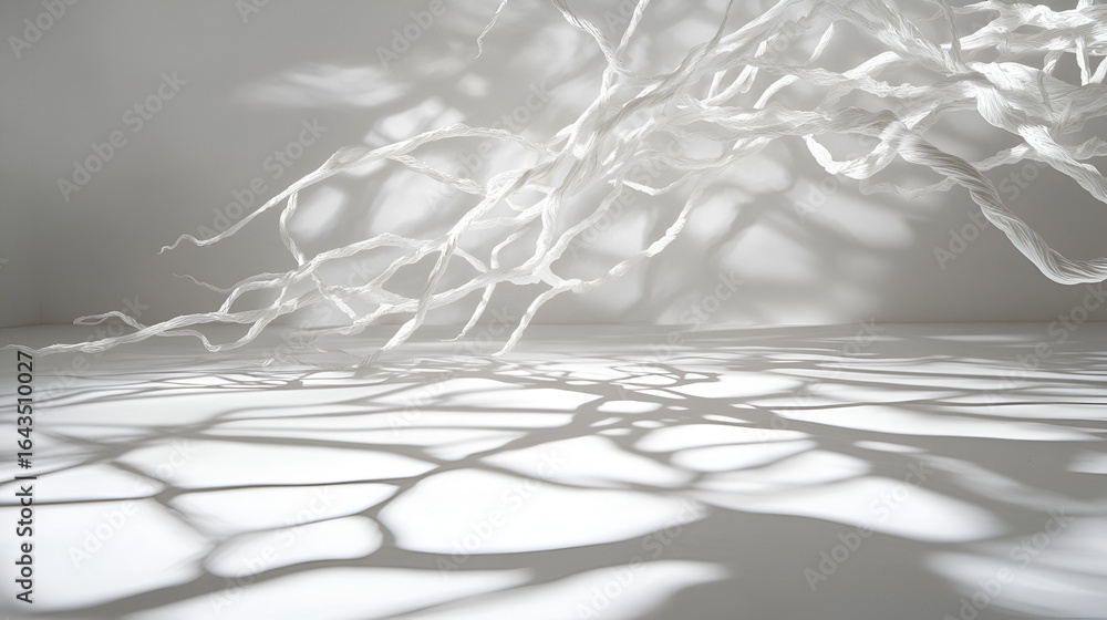 Poster abstract tendrils of light and shadow create an ethereal and captivating display, evoking a sense of