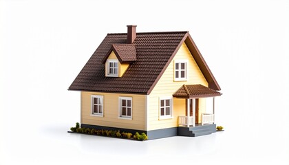 Fototapeta premium house on a white background